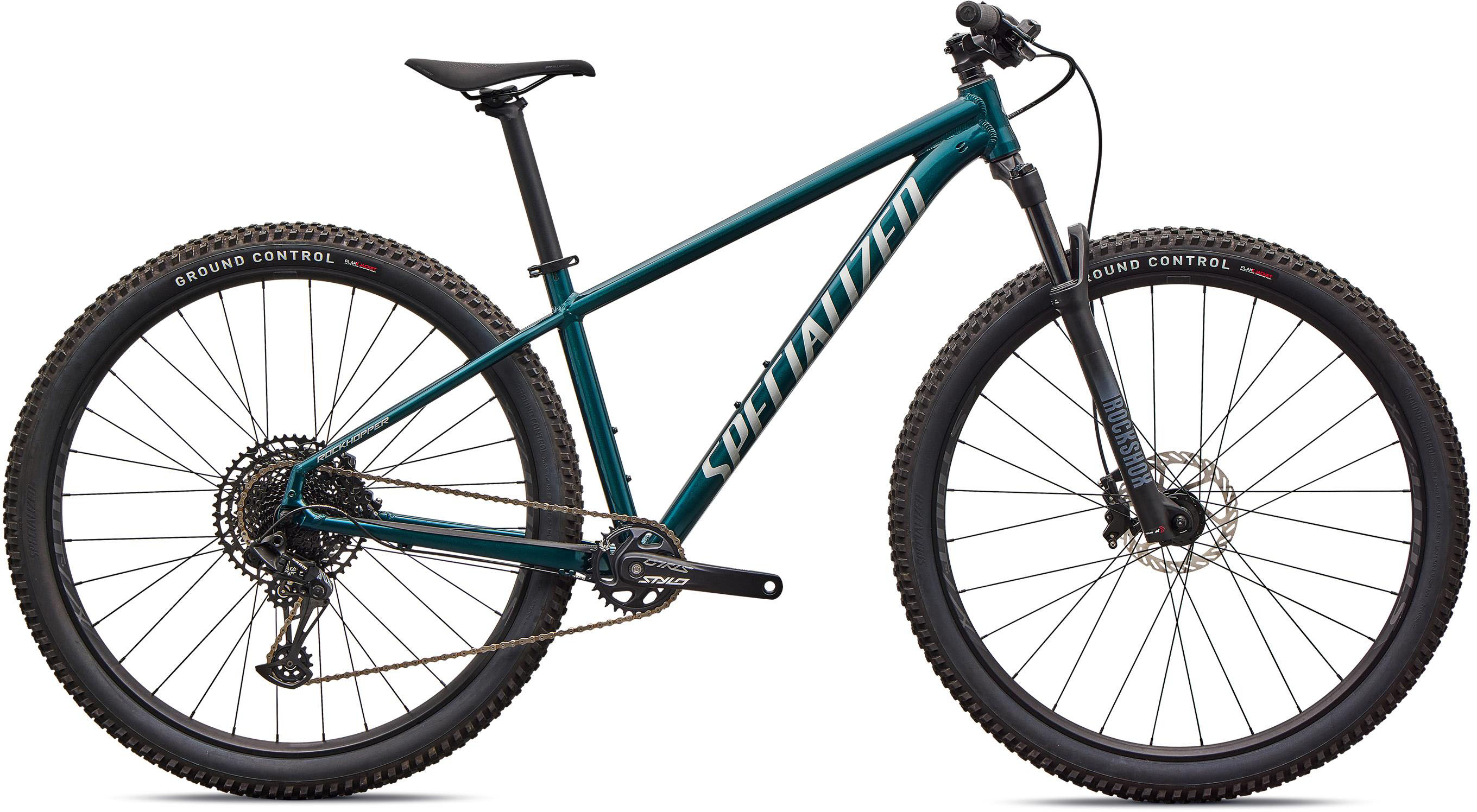 Rockhopper Expert 2026   Gloss Emerald Metallic   Shadow Silver fra Specialized
