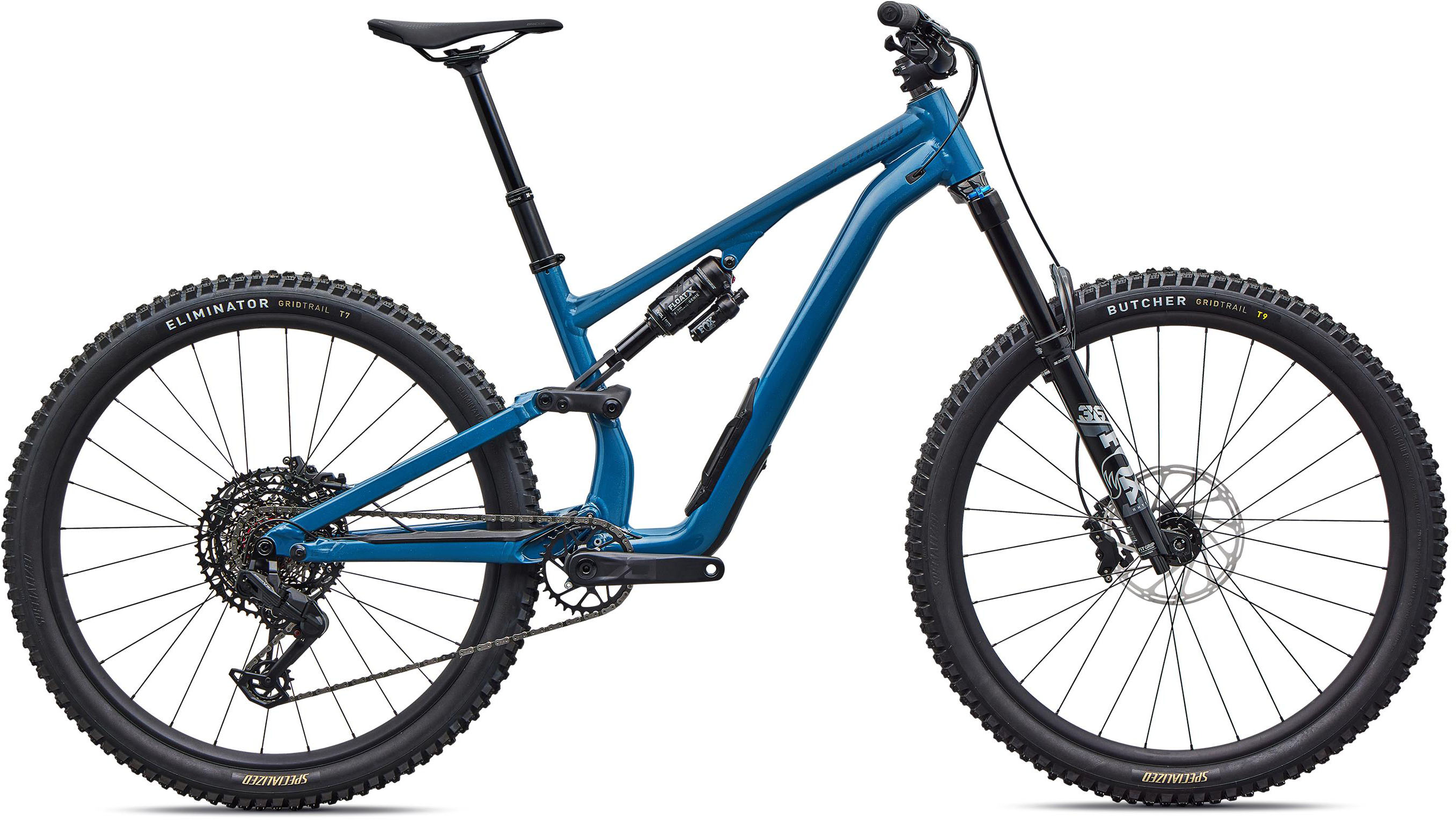 Stumpjumper 15 Evo Alloy Comp 2026   Gloss Grey Blue   Cast Blue Metallic fra Specialized