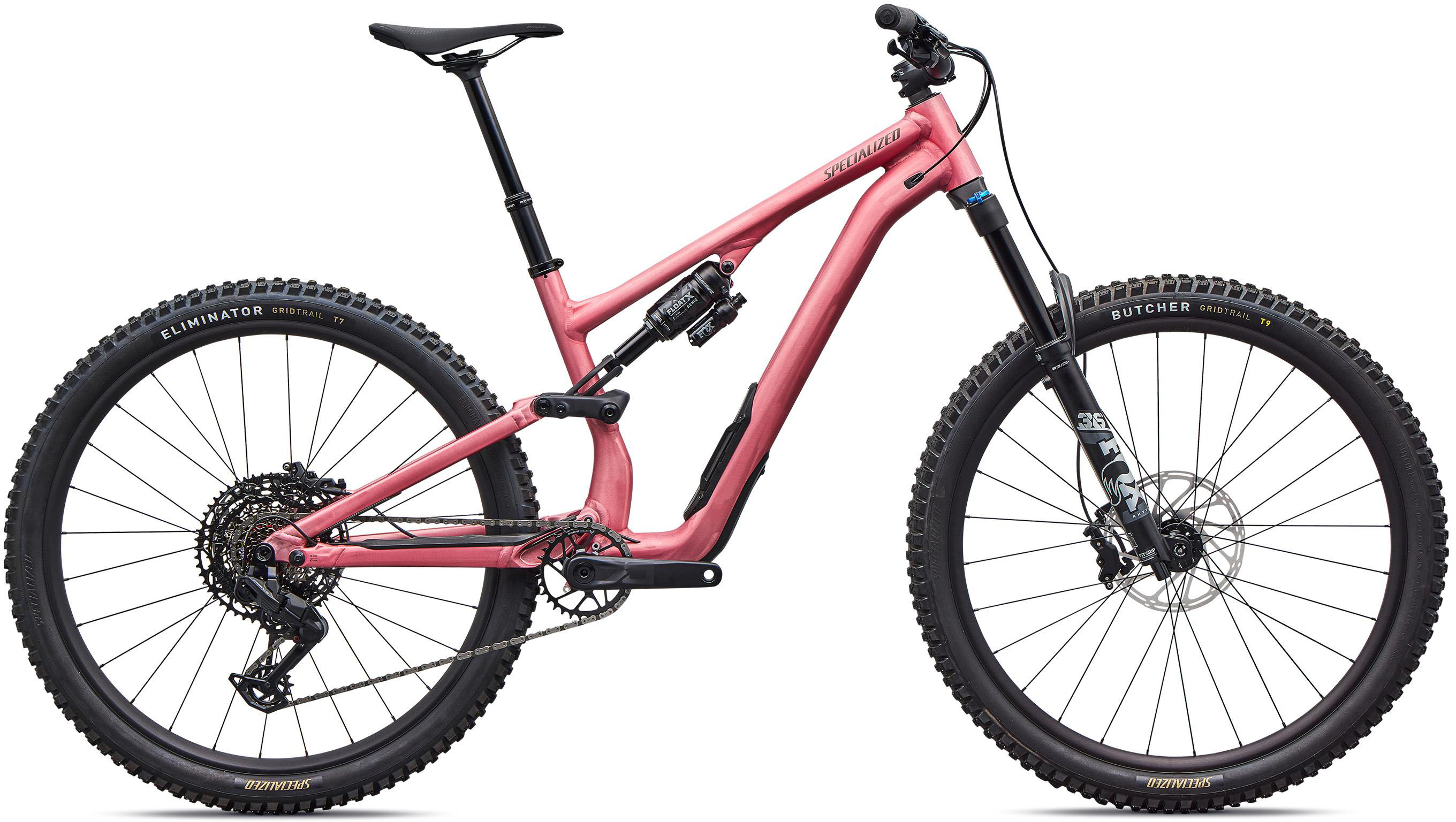Stumpjumper 15 Evo Alloy Comp 2026   Satin Desert Rose Tint   Gunmetal fra Specialized