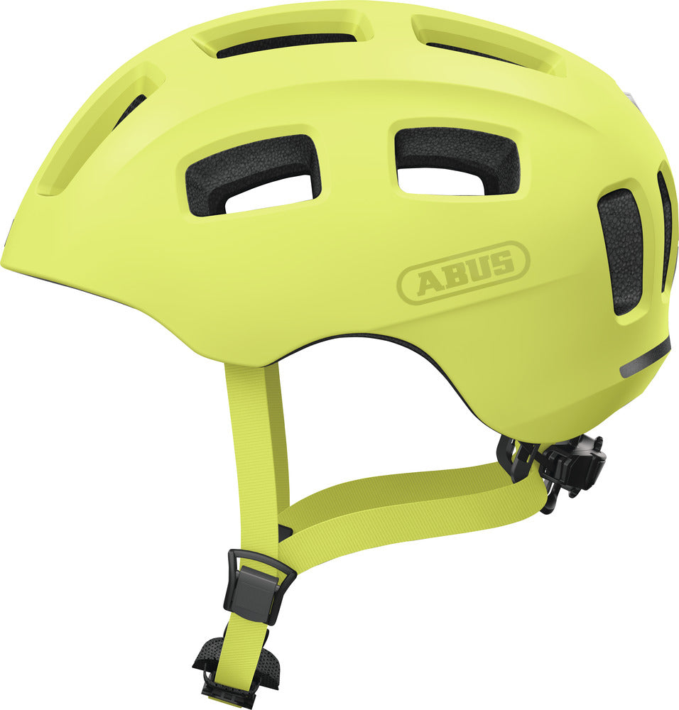 Youn I 2.0 Mono Yellow   Cykelhjelm   Small (48 54 Cm) fra Abus