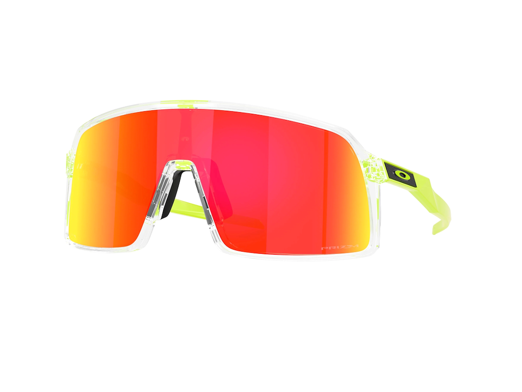 Sutro Pop Collection   Cykelbriller   Herre   Clear Neon Prizm Ruby fra Oakley