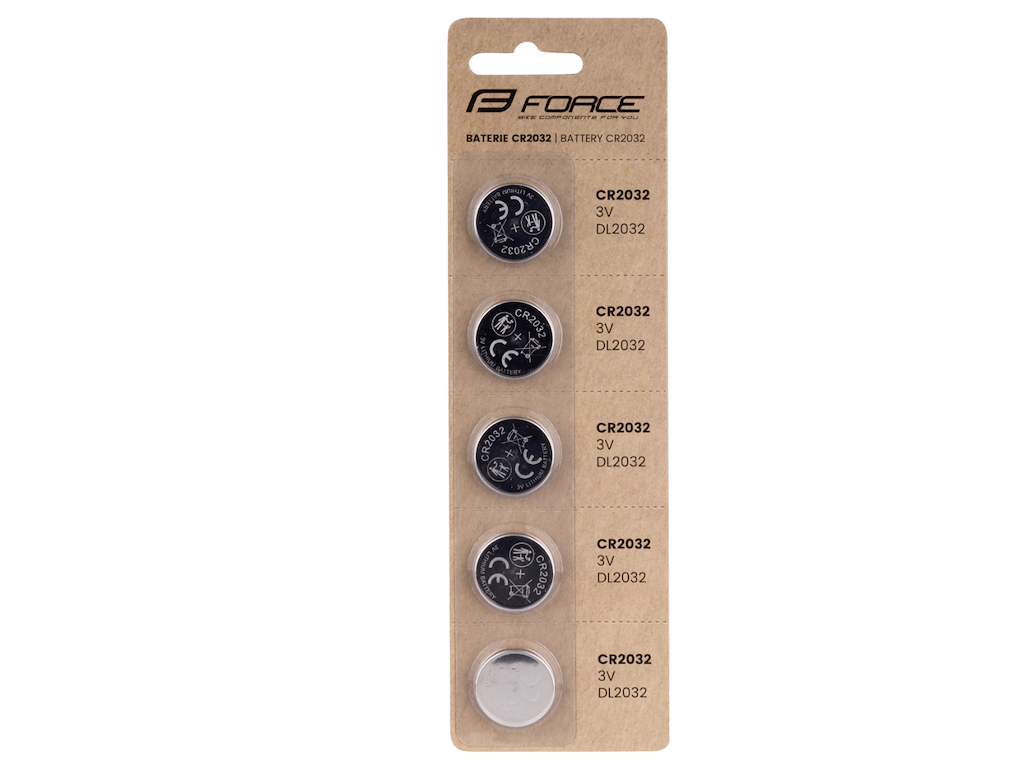 Cr2032 Batterier   5 Pak fra Force