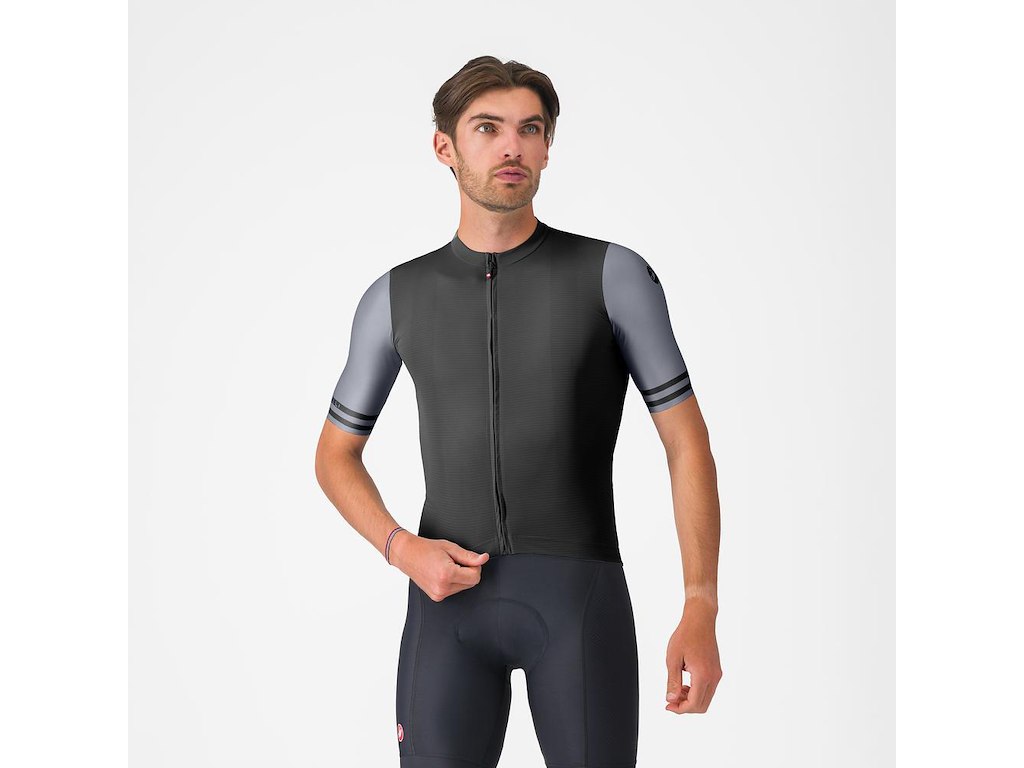 Prologo Lite 2 Jersey   Cykeltrøje   Korte ærmer   Herre   Sort   S fra Castelli