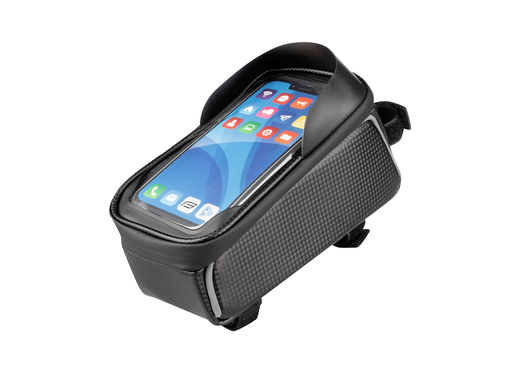 Clash Steltaske Med Smartphoneholder   1 Liter   Sort fra Force