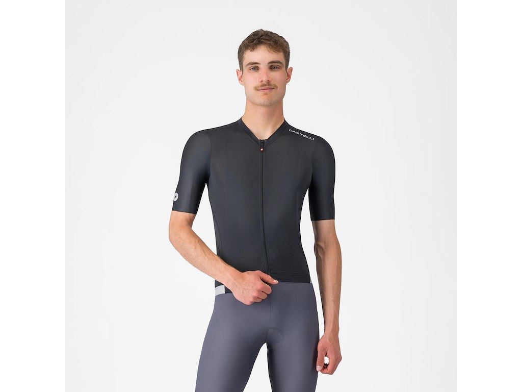 Espresso 2 Jersey   Cykeltrøje   Korte ærmer   Herre   Sort   Xl fra Castelli