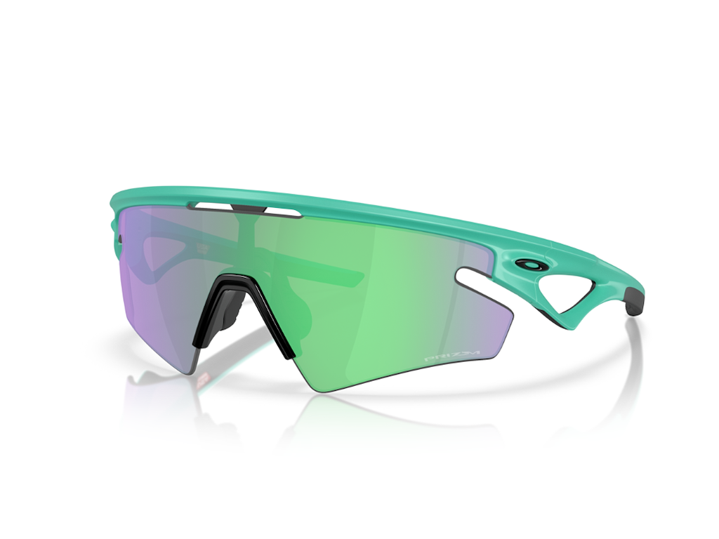 Sphaera Slash Neon Pop Collection   Cykelbriller   Matte Celeste Prizm Road Jade fra Oakley