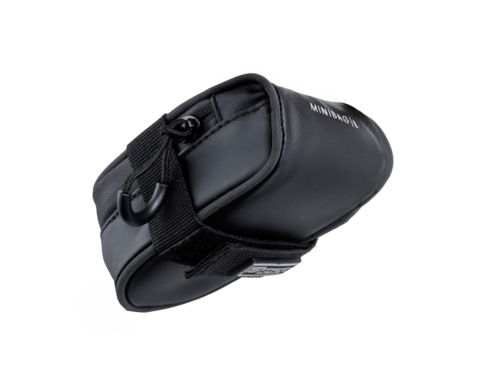 Minibag L Velcro Sadeltaske   0,25 Liter   Sort fra Force