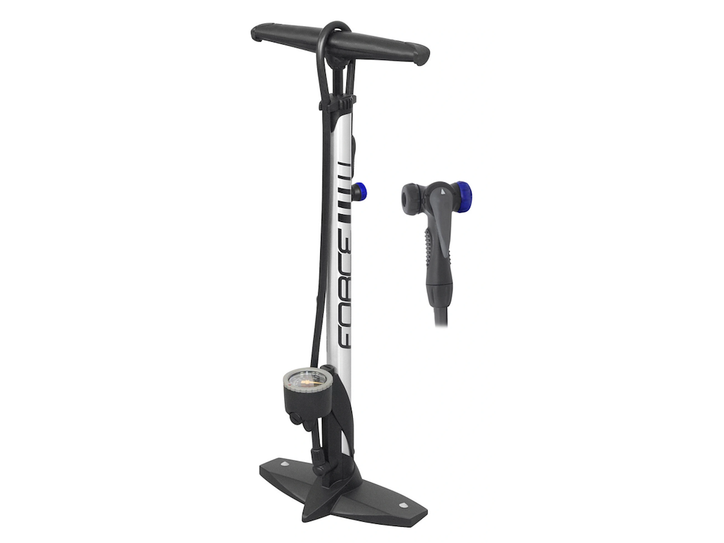 Hobby Fodpumpe   Med Manotmeter   11 Bar 160 Psi   Sølv fra Force