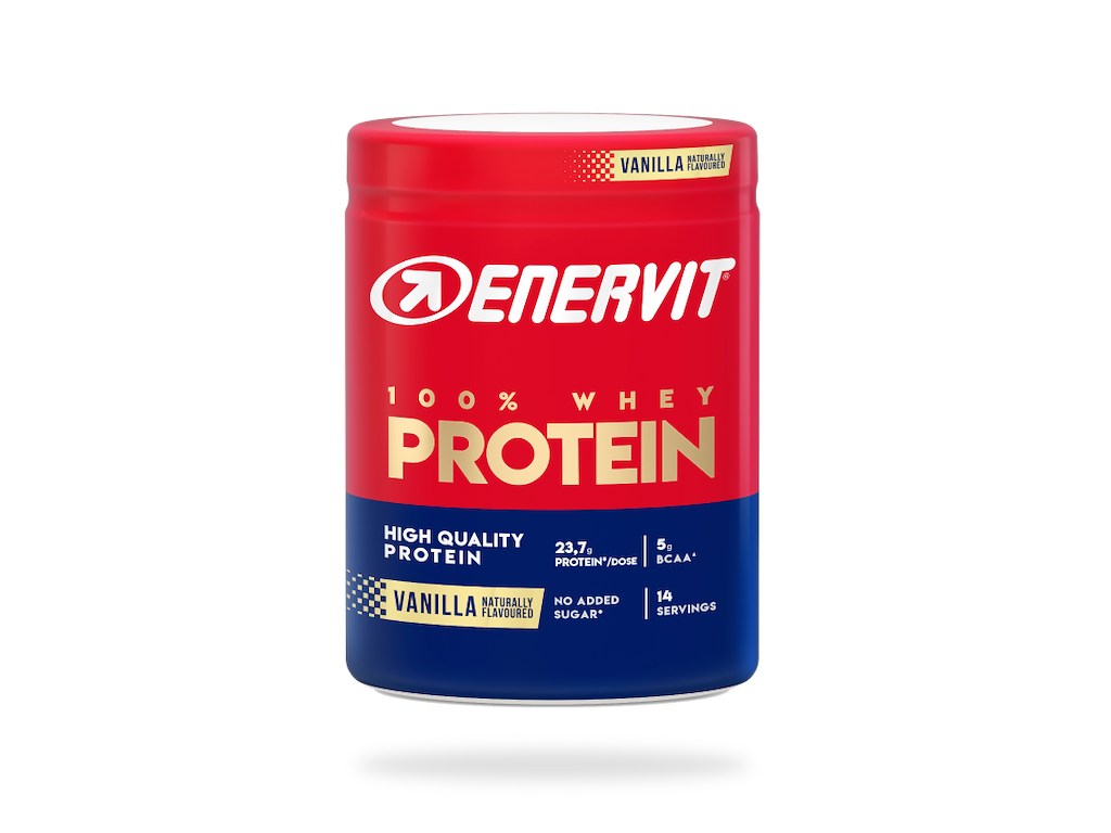 100% Whey Protein   Vanilje   420 Gram fra Enervit