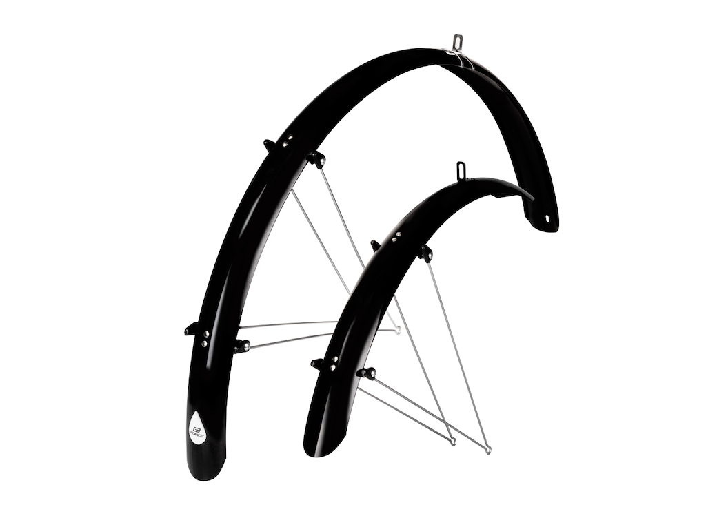 Aluflex Skærmsæt 28"   Inkl Stiver   Sort fra Force