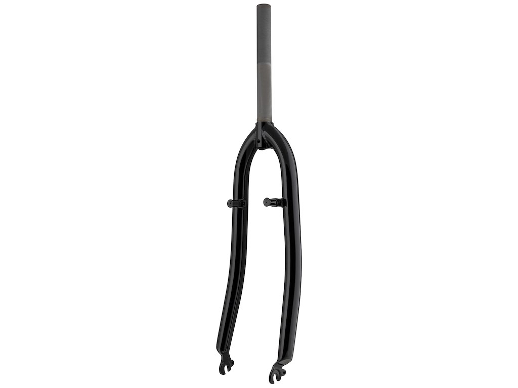 Forgaffel Trekking 28" Stål 1" Med Gevind (100mm) 200 Mm Langv Bremse   Blank Sort fra Force