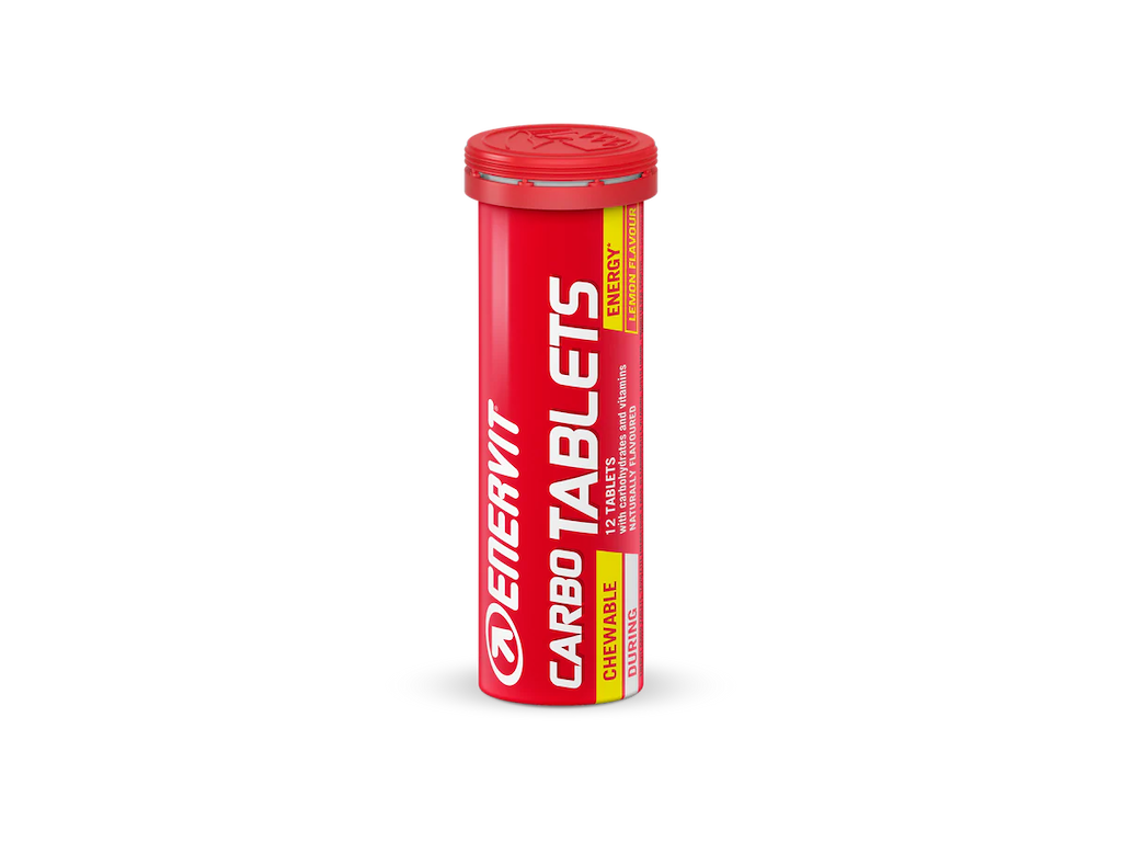 Sport Carbotablets Vingummi   Lemon   12 Stk fra Enervit