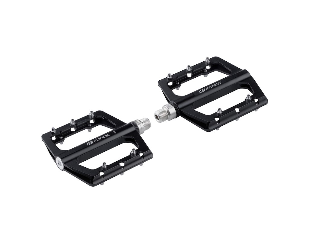 Steep Pedaler I Aluminium   Sort fra Force