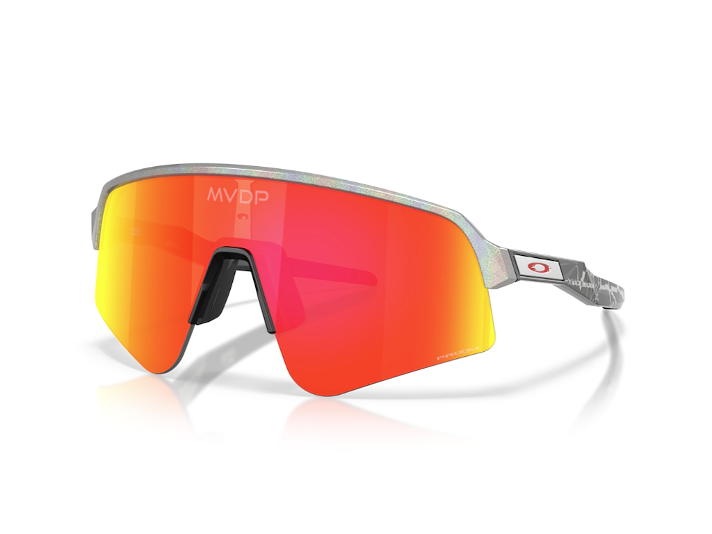 Sutro Lite Sweep Mathieu Van Der Poel Signature Series   Cykelbriller   Space Dust Prizm Ruby fra Oakley