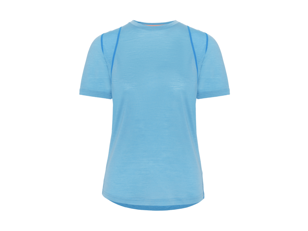 Embla Wool Tee   T Shirt   Blå   Str. Xl fra Kari Traa