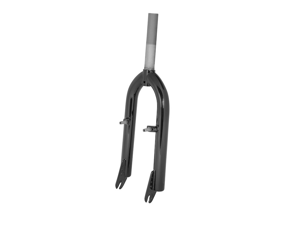 Forgaffel Bmx 20" Stål 1" Gevind (70mm) 135 Mm Lang V Bremse   Sort fra Force