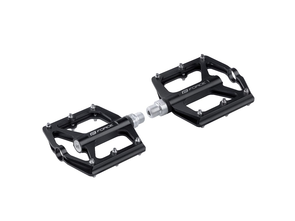 Steep 2 Pedaler I Aluminium   Sort fra Force