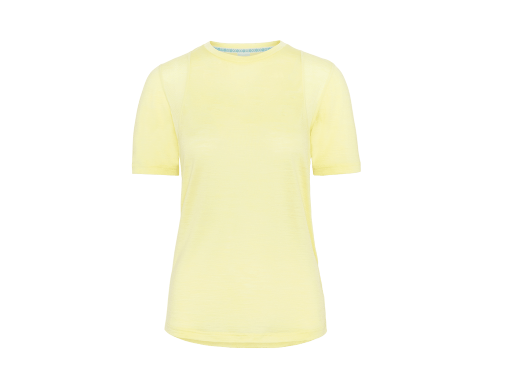 Embla Wool Tee   T Shirt   Gul   Str. Xs fra Kari Traa
