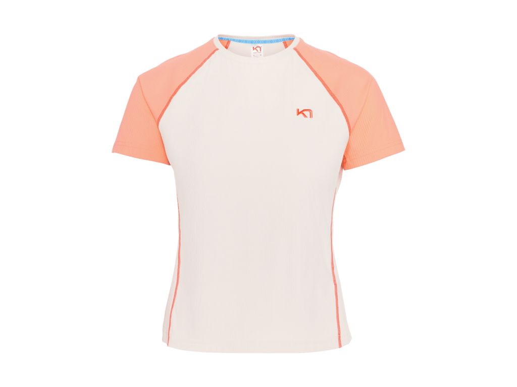 Linnea Tee   T Shirt   Orange   Str. L fra Kari Traa