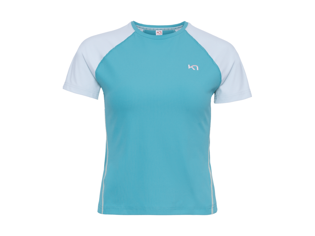 Linnea Tee   T Shirt   Blå   Str. S fra Kari Traa
