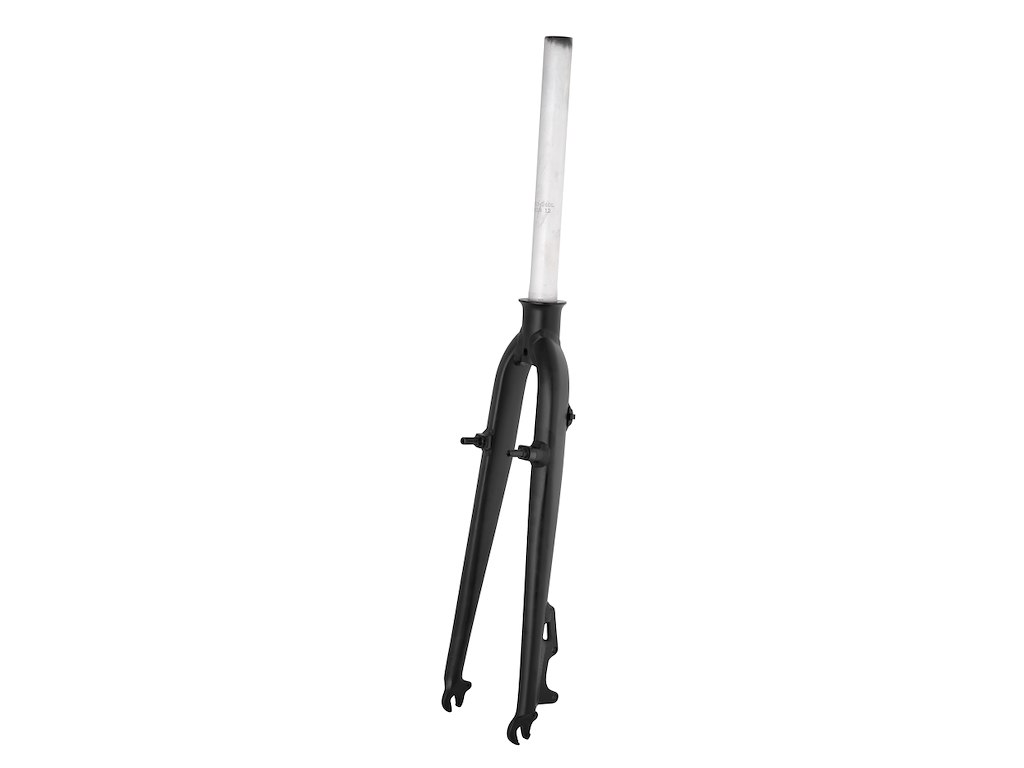 Forgaffel Trekking 28" Aluminium 1 1 8" Ahead 260 Mm Lang Disc Og V Bremse   Mat Sort fra Force