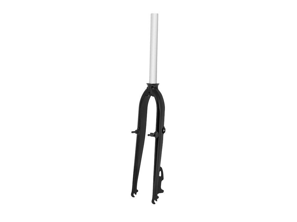 Forgaffel Mtb 26" Aluminium 1 1 8" Ahead 260 Mm Lang Disc Og V Bremse   Sort fra Force