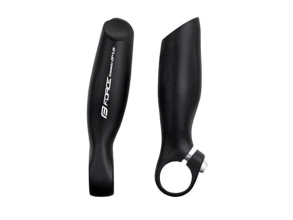 Bar Ends B4.6  11,5 Cm Lang Aluminium  Mat Sort fra Force