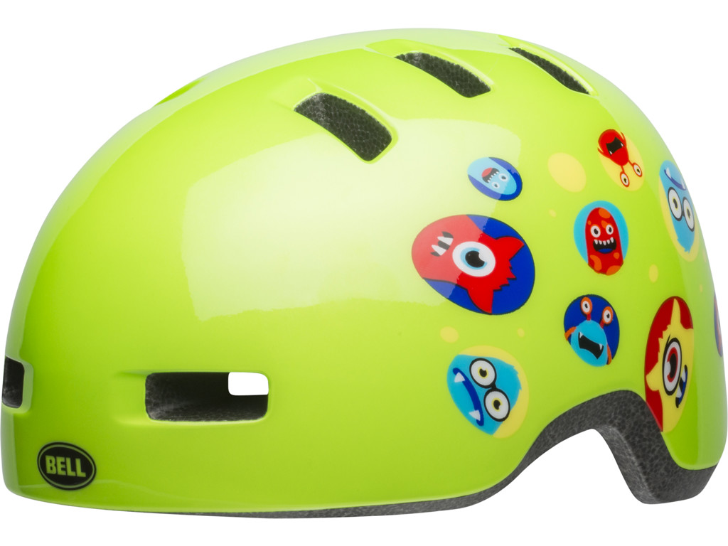 Bell Lil Ripper   Cykelhjelm   Str. 45 52 Cm   Monster Gloss Grøn fra Bell Helmets