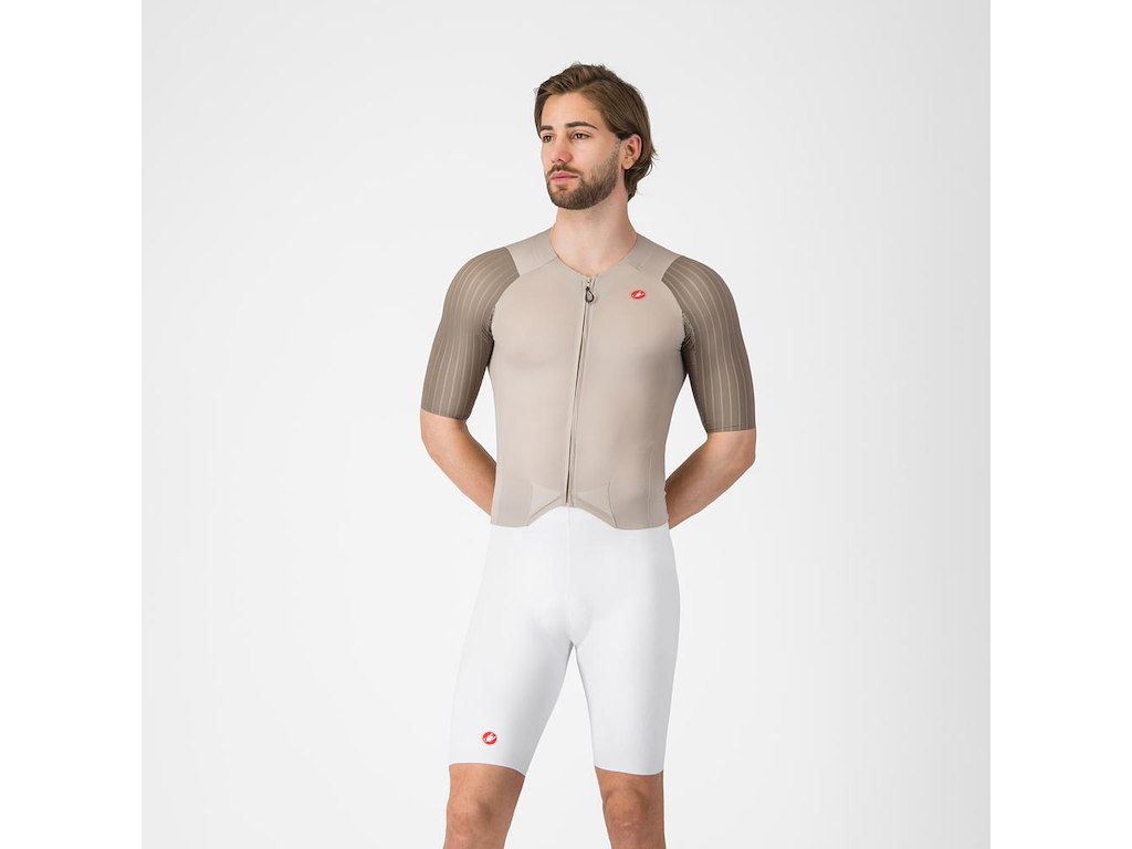 Sanremo S Speed Suit   Cykelshorts M Pude   Herre   Clay White   S fra Castelli
