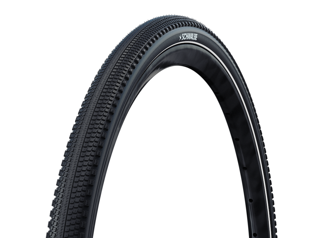 G One Comp Plus Active Tube   Gravel Tråddæk 28x1,35 (35 622) E 25 Sort Refleks fra Schwalbe