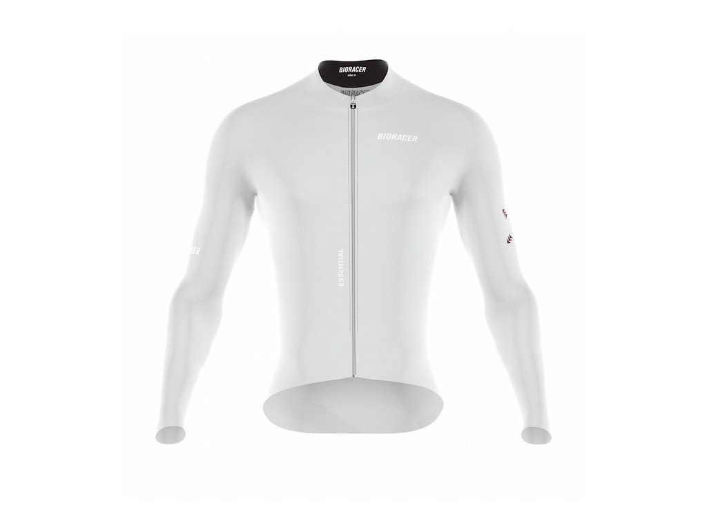 Epic Ls Jersey   Cykeltrøje   Lange ærmer   Herre   Cool Grey   M fra Bioracer