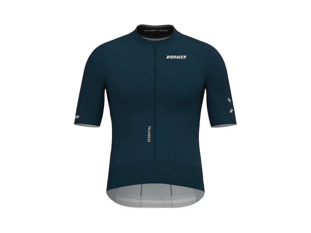 Epic Essential Jersey   Cykeltrøje   Korte ærmer   Herre   Graphite Blue   Xl fra Bioracer
