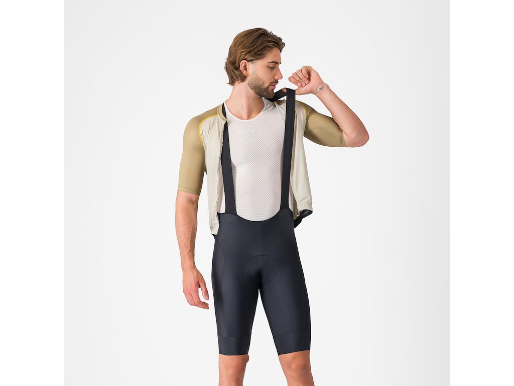 Unlimited 2 Cargo Bibshort   Cykelshorts M Pude   Herre   Sort   Xl fra Castelli