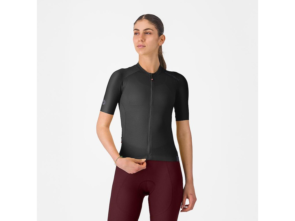 Espresso 2 W Jersey   Cykeltrøje   Korte ærmer   Dame   Sort   Xs fra Castelli