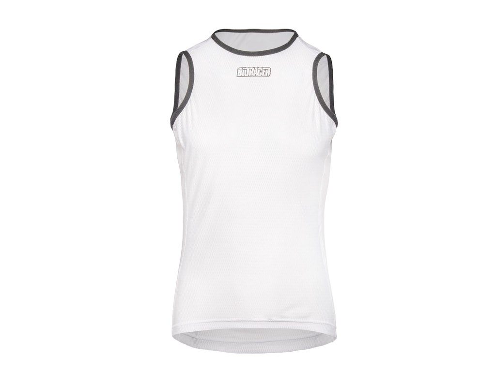 Breeze Sleeveless Base Layer   Baselayer   Herre   Hvid   L fra Bioracer