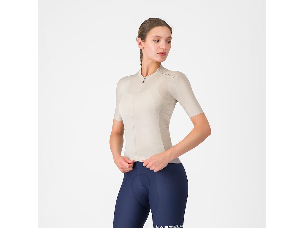 Espresso 2 W Jersey   Cykeltrøje   Korte ærmer   Dame   Silver Moon   L fra Castelli
