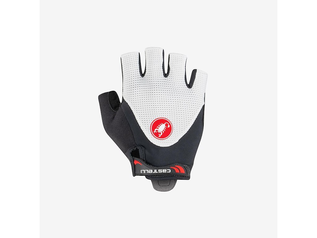 Arenberg Gel 2 Cykelhandsker   Cykelshorts M Pude   Herre   Black Ivory   M fra Castelli