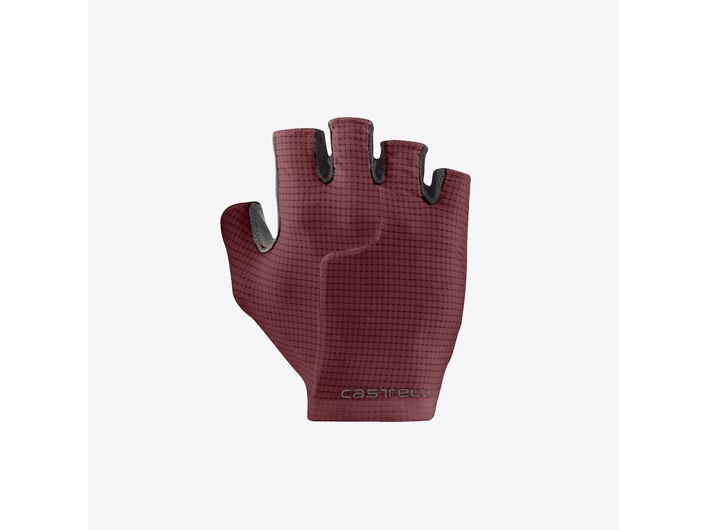 Premio Evo Glove   Cykelhandsker   Korte Fingre   Deep Bordeaux   Xxl fra Castelli