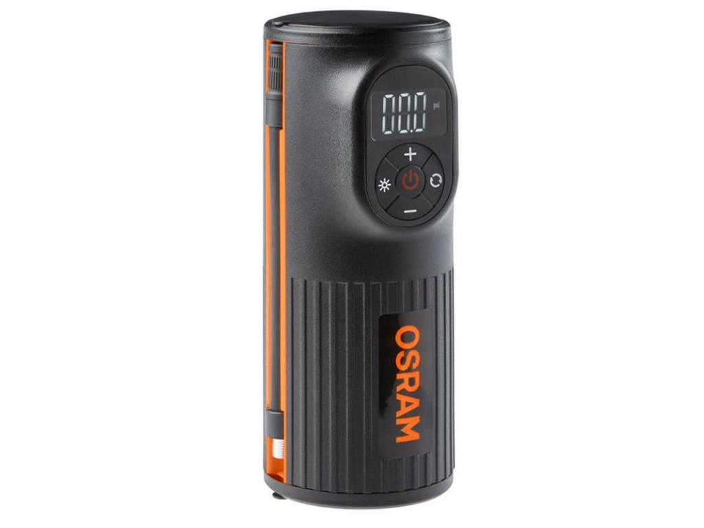 Tyreinflate 2000   Kompakt Elektronisk Mini Kompressor fra Osram