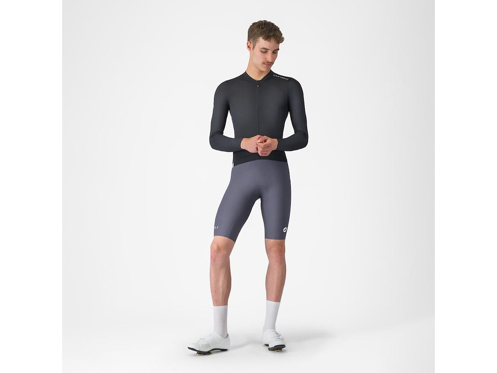 Espresso 2 Ls Jersey   Cykeltrøje   Lange ærmer   Herre   Smoky Gray   Xs fra Castelli