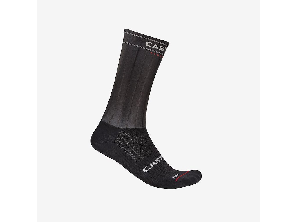 Fast Feet 4 Sock   Cykelstrømper   Sort   Sm fra Castelli