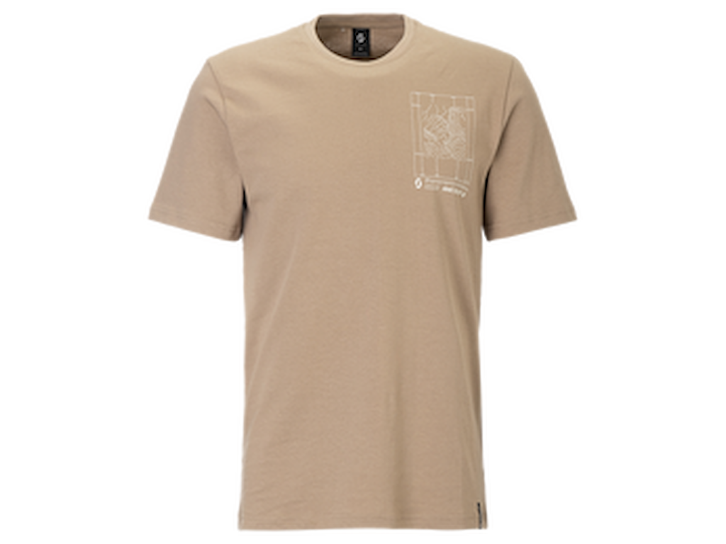 Casual Tee   T Shirt   Herre   Beige   Str. L fra Scott