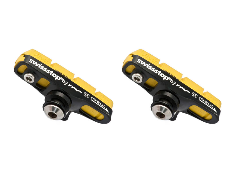 Flash Pro   Komplet Bremsesko   Yellow   2 Stk fra Swissstop