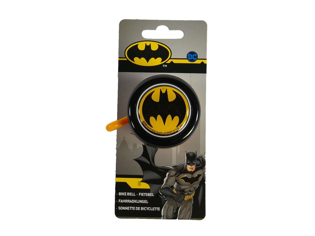 Batman Ringklokke   Sort Gul fra Volare