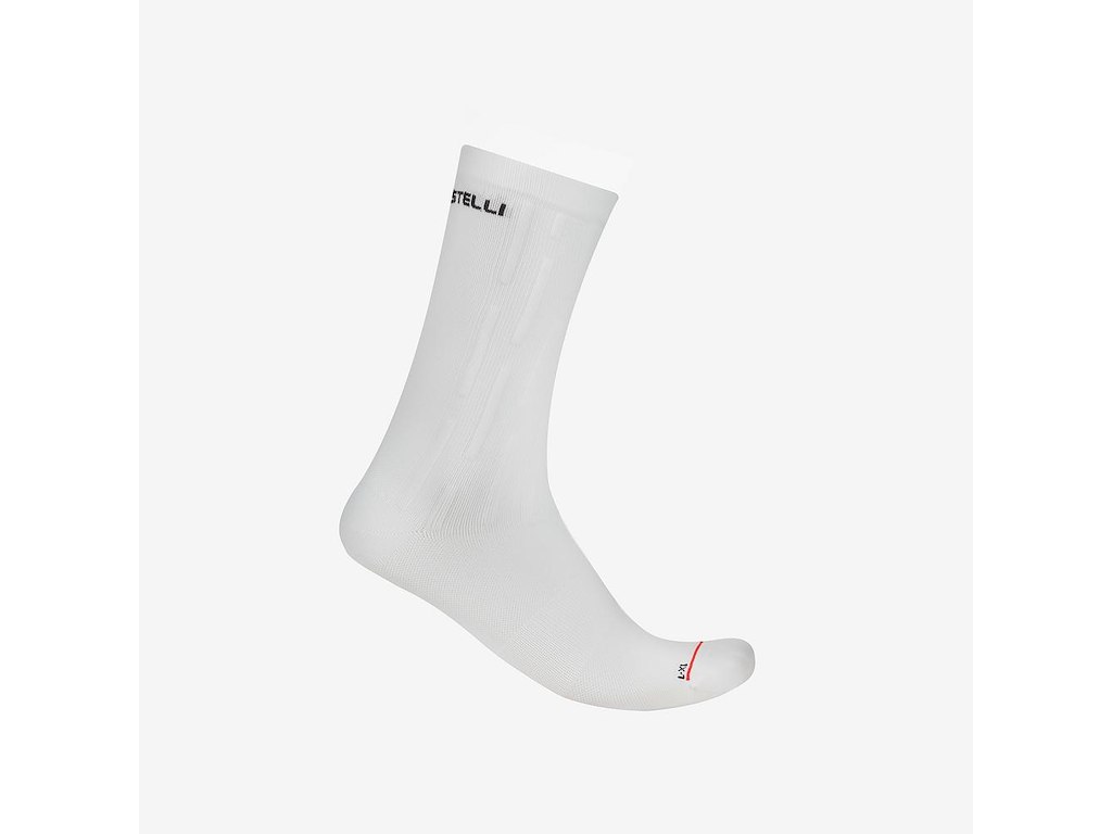 Aero Race Pro 20 Sock   Cykelstrømper   Hvid   Lxl fra Castelli