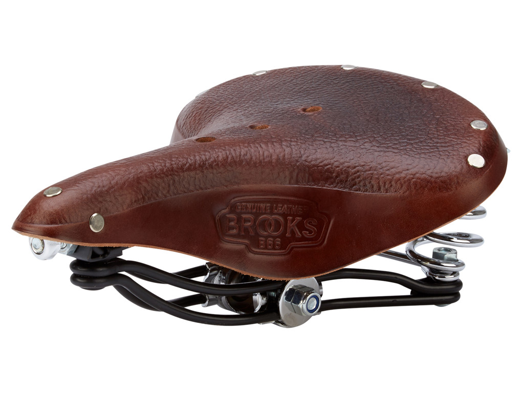 Cykelsadel   B66 Retro Læder Herre Brun fra Brooks