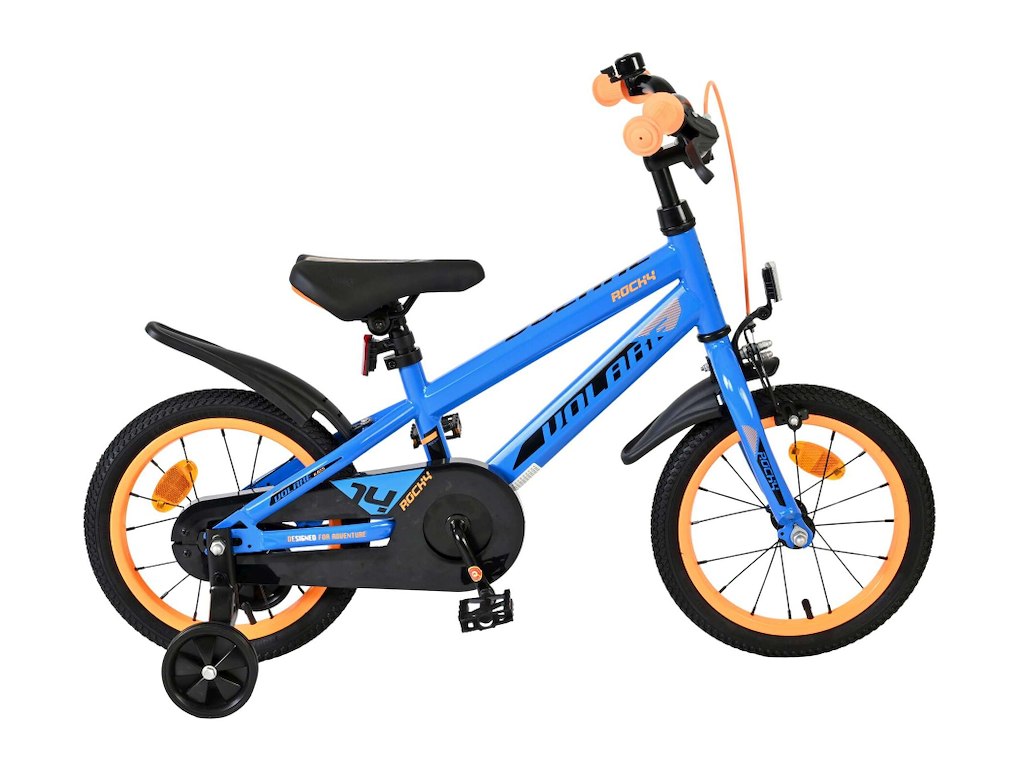 Rocky Børnecykel   14" Med Støttehjul   Blå fra Volare
