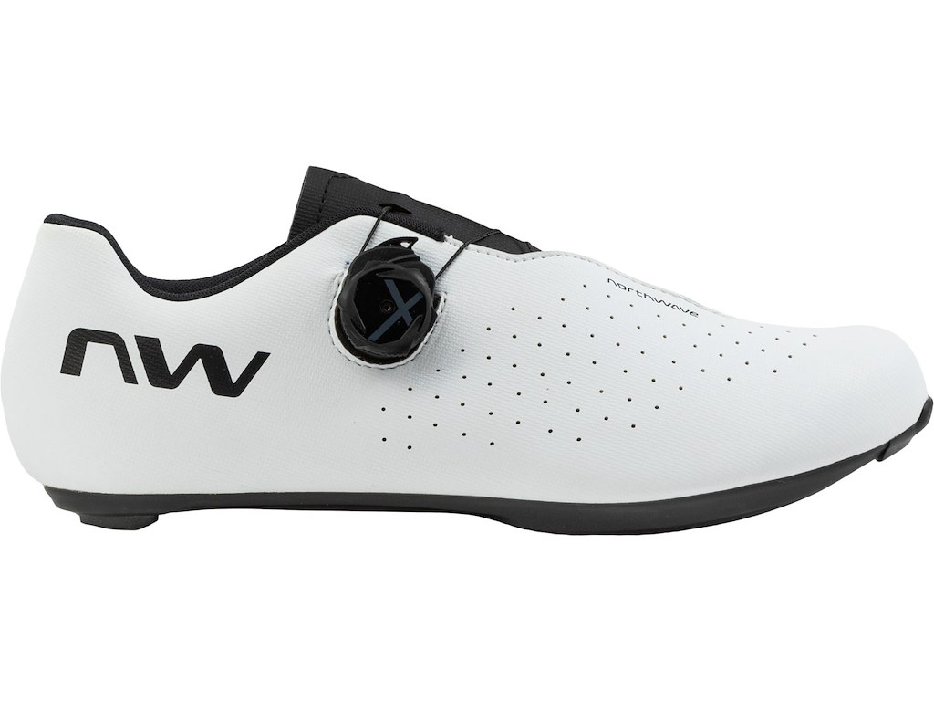 Sonic Plus Wide   Cykelsko   Race   Hvid Sort   Str. 45.5 fra Northwave