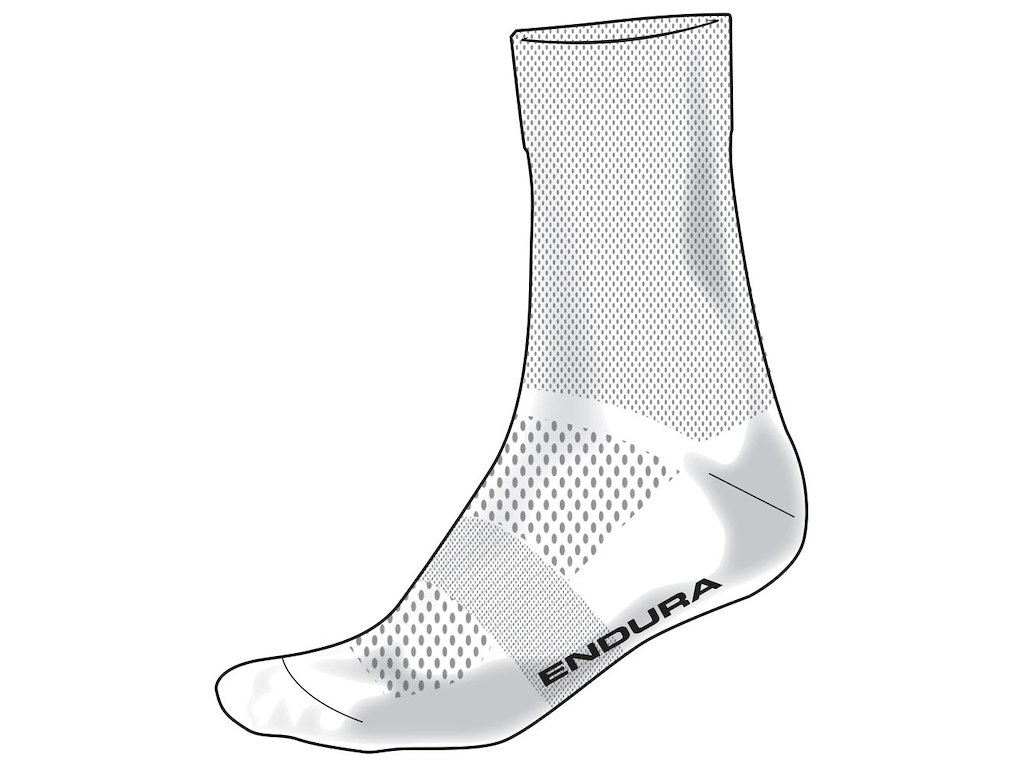 Pro Sl Sock   Cykelstrømper   Hvid   Str.  L Xl fra Endura