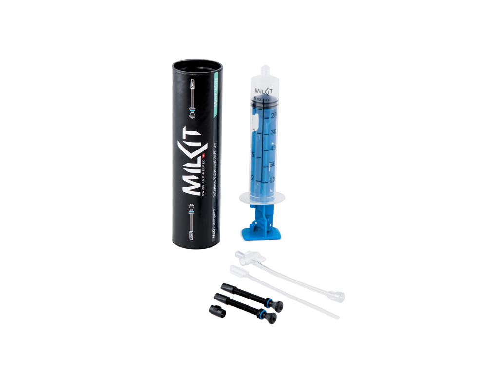 Compact Kit   2x 55 Mm Tubeless Ventiler fra Milkit